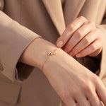 ANVIRA Gold Wave Bracelet — view 7