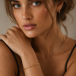 ANVIRA Gold Paperclip Chain Bracelet — view 2