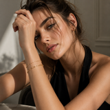 ANVIRA Gold Beaded Chain Bracelet — view 5