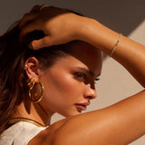 ANVIRA Gold CZ Tennis Bracelet — view 4