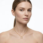 ANVIRA Gold Open Heart Necklace — view 2