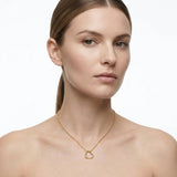 ANVIRA Gold Open Heart Necklace — view 2