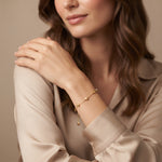 ANVIRA Gold Heart Station Bracelet — view 4