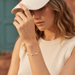 ANVIRA Gold Heart Station Bracelet — view 6