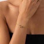 ANVIRA Gold Bow Charm Bracelet — view 4