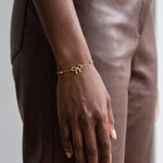 ANVIRA Gold Bow Charm Bracelet — view 6