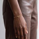 ANVIRA Gold Bow Charm Bracelet — view 6