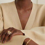 ANVIRA Gold Curb Chain Necklace — view 3