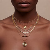 ANVIRA Signature T-Bar Knot Necklace — view 3