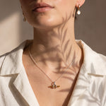 ANVIRA Signature T-Bar Knot Necklace — view 6