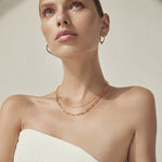 ANVIRA Gold Paperclip Chain Necklace — view 3