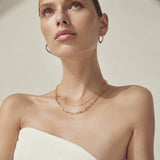 ANVIRA Gold Paperclip Chain Necklace — view 3