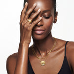 ANVIRA Gold Paperclip Chain Necklace — view 4