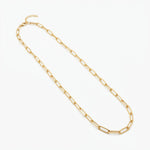 ANVIRA Gold Paperclip Chain Necklace — view 2
