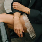 ANVIRA Gold Woven Band Ring — view 2