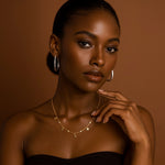 ANVIRA Gold Star Charm Necklace — view 3